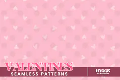 St Valentine's Day Hearts Cupid Love Seamless Pattern PNG Product Image 1
