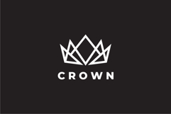 Abstract Crown Logo Design Vector Illustration Product Image 2