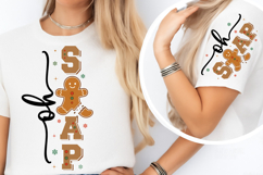 Oh Snap Gingerbread Christmas PNG, Oh Snap PNG, Christmas Product Image 2