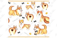 Cute corgi tumbler design, Welsh corgi skinny tumbler 20 oz Product Image 2
