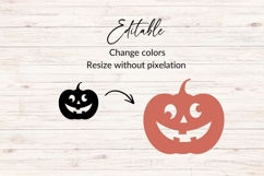 Silly Jack O Lantern Pumpkin SVG Product Image 2