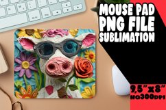Adorable 3D Cow Sublimation Pad Product Image 1