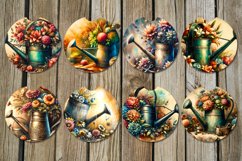 Garden composition | Car coaster &amp; key chain sublimation Product Image 2