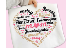 Mother's Day PNG, She is Mom PNG, Faux Yarn Mama PNG, Mother Product Image 6