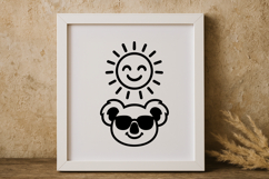 Cute Summer Koala SVG Product Image 1