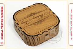 Box for USB drive v5 - laser cut file - Glowforge ready file Product Image 2