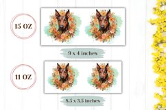 Pinscher Dog Mug Wrap Design, Dog Coffee Cup Sublimation Product Image 2