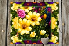 Flowers | Summer Skinny tumbler design Sublimation bundle Product Image 2