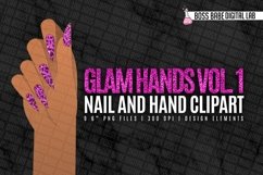 Glam Nail Hands Clipart: &quot;Nails CLIPART&quot; Hands clipart Product Image 5