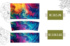 Fluid Art Tumbler Template, 40 Oz Tumbler Wrap Product Image 2