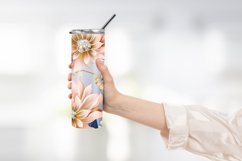3D Flower Tumbler Wrap Design Product Image 2