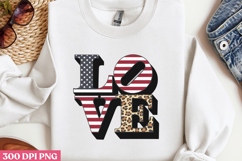 LOVE PNG, Memorial Day Sublimation PNG Product Image 3