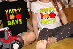Happy 100 days SVG Design, 100 day of school SVG Product Image 2