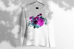 Flowers clipart | PNG Sublimation design, t shirt print Product Image 2