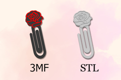 Paper Clips, Rose STL/3MF files for 3D Printing Product Image 2