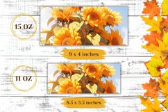 Sunflowers Mug Sublimation Design, Fall Sublimation Design Product Image 2