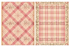 Pink, Mixed Media, Paper, Shabby Chic, Papers, Junk Journal Product Image 2