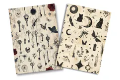 Witchy Botanical Junk Journal Pages Product Image 2