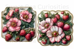 Strawberry, Strawberries, Ephemera, PNG, Clipart Product Image 2