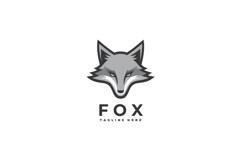 Fox Head Logo Design Vector Illustration Product Image 2