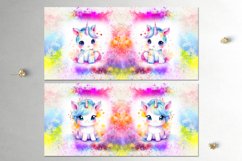 Watercolor Unicorn | kids Mug Sublimation design bundle, JPG Product Image 2