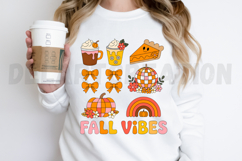Fall Vibes PNG, Retro Fall Vibes PNG Design Product Image 2