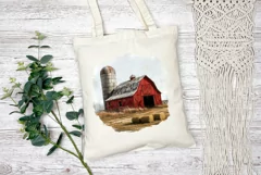 Watercolor Pumpkins Illustration, Farm House Illustration Product Image 2