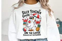 Silly Teacher Goose Svg | Svg Files for Cricut | Shirt Svg Product Image 1