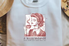 Retro Girl Quotes I am only talking to my dog today png Product Image 1