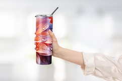 3d flower pattern tumbler wrap sublimation Product Image 2
