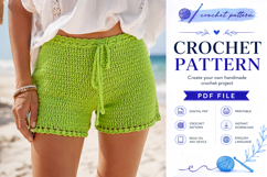 Summer Crochet Shorts Pattern PDF Product Image 4