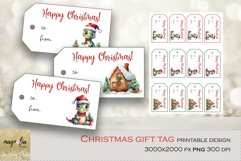 Christmas Printable Gift Tags PNG