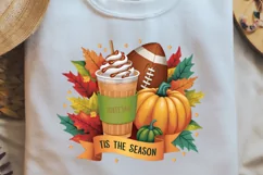 Tis The Season Fall Quotes Sublimation PNG, Tis the season Product Image 2