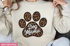 Dog mama PNG, Dog Mom Sublimation PNG Product Image 1