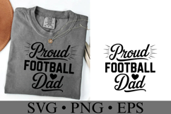 Proud Football Dad Svg | Game Day Svg | Shirt Svg Product Image 1