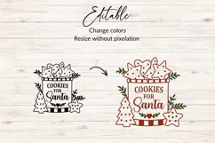 Cookies for Santa - Christmas Kitchen SVG, PNG, DXF Product Image 2