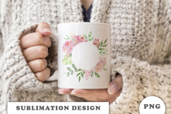 Watercolor Flowers Frame png Product Image 2