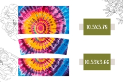 Tie Dye Tumbler Sublimation, Swirl 40 Oz Tumbler Design Product Image 2