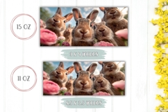 Easter Mug Sublimation, Easter Bunnies Mug Design Product Image 2