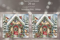 Christmas Tumbler Sublimation | Winter Tumbler Wrap Product Image 2