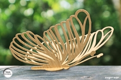 3D Butterflies Laser Cut Bundle | Glowforge | SVG Product Image 8