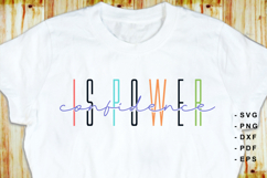 Confidence is power, Inspirational Quotes SVG T shirt Design Product Image 2