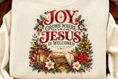 4 Christian Christmas PNG Designs, 4 Christian Inspirational Product Image 2