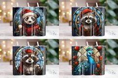 Stained Glass Christmas Tumbler Wrap Bundle | Christmas PNG Product Image 2