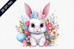 Easter Bunny Sublimation - Bunny Sublimation Design Product Image 1