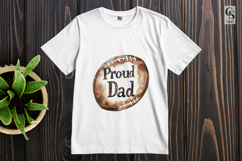 Football Father Proud Dad Clipart Sublimation PNG Product Image 2