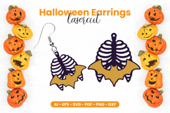 Halloween Earrings Lasercut Product Image 1