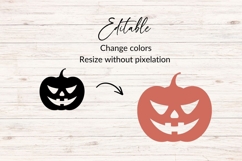 Sinister Jack O Lantern Pumpkin SVG Product Image 2