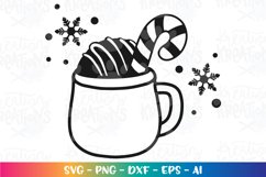 Christmas svg Cocoa Bomb Mug Christmas Clipart cute Product Image 2
