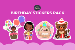 Birthday Stickers Pack Product Image 2